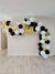 16' Black and Gold Balloon Arch - Stesha Party