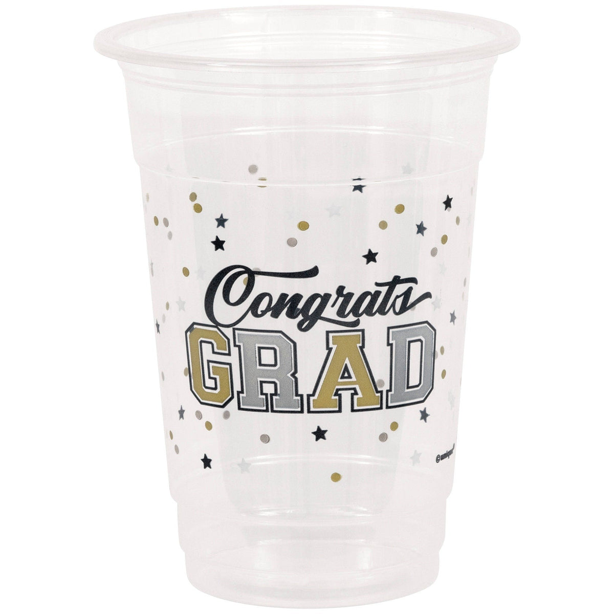 16oz Plastic Graduation Cups 8ct - Stesha Party