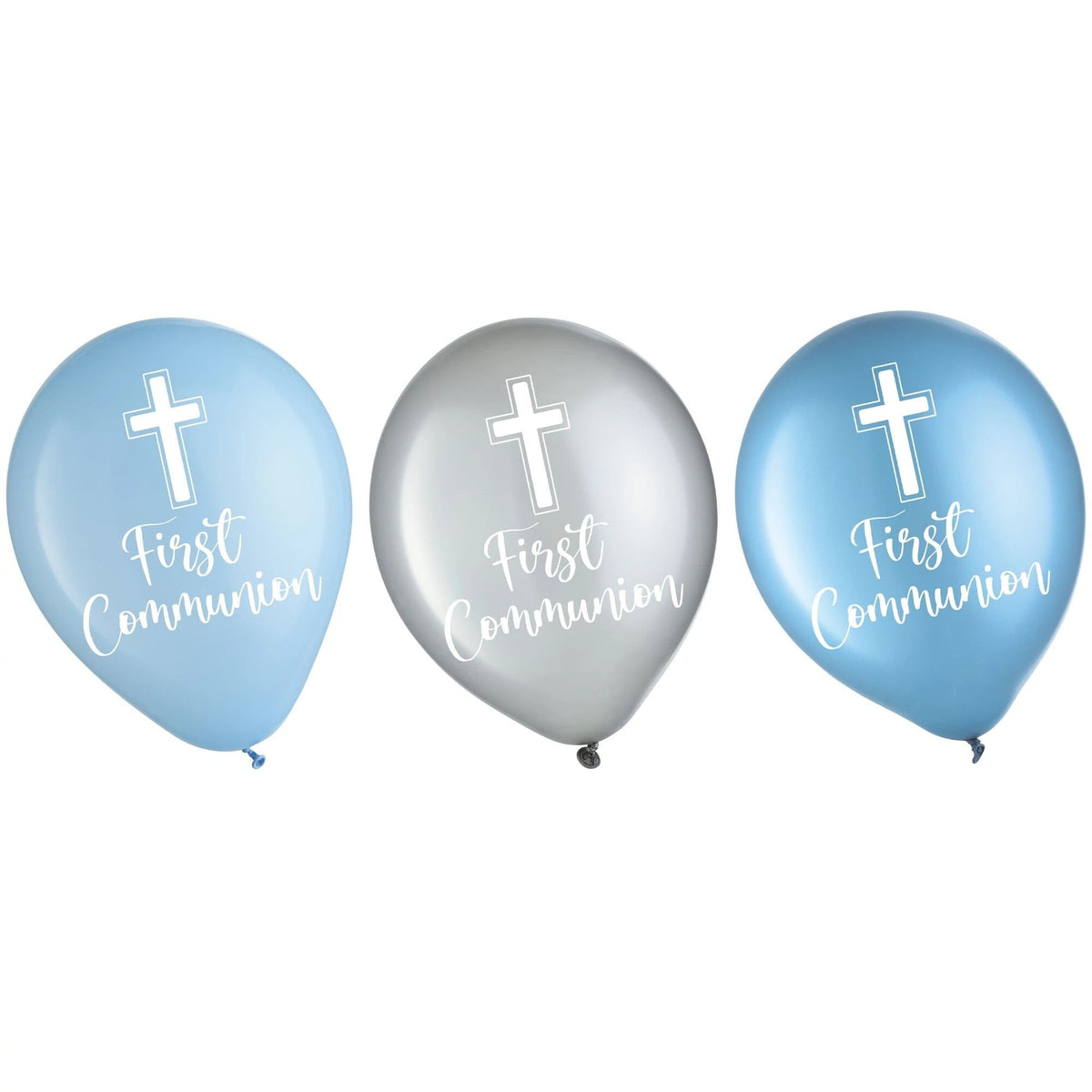 1st Communion Balloons 15ct - Stesha Party