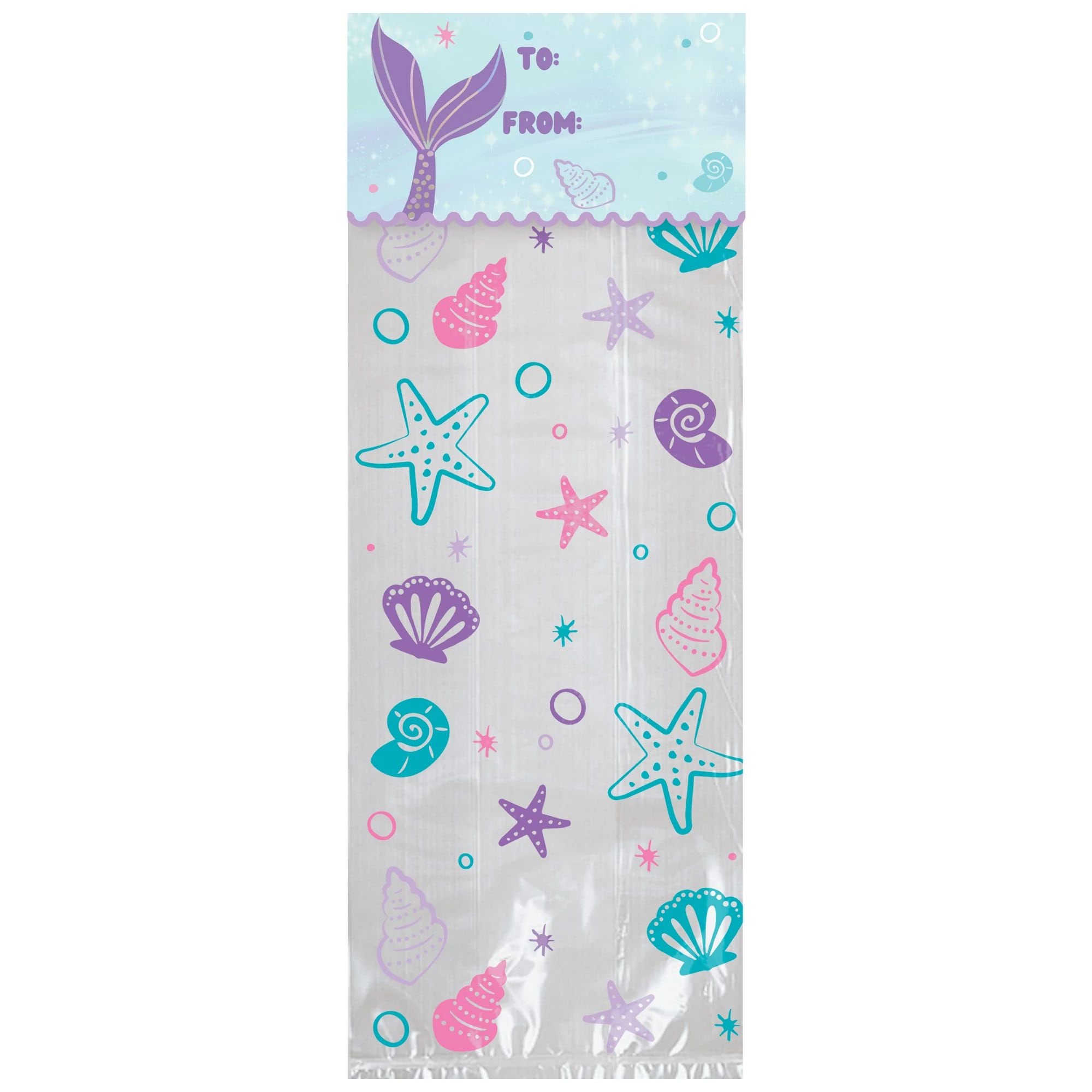 20 Mermaid Cello Favor Bags - Stesha Party