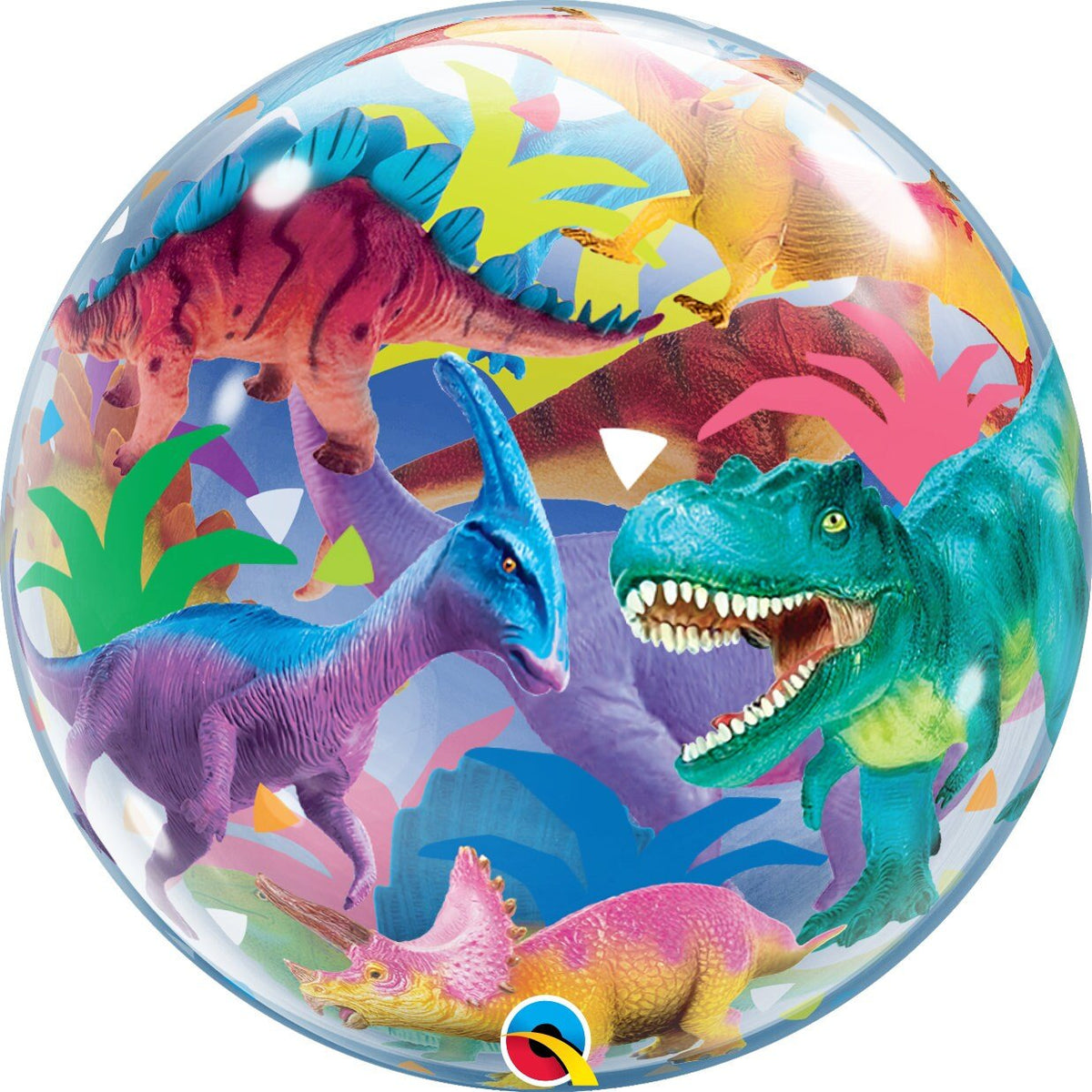 22&quot; Colorful Dinosaur Party Balloon - Stesha Party