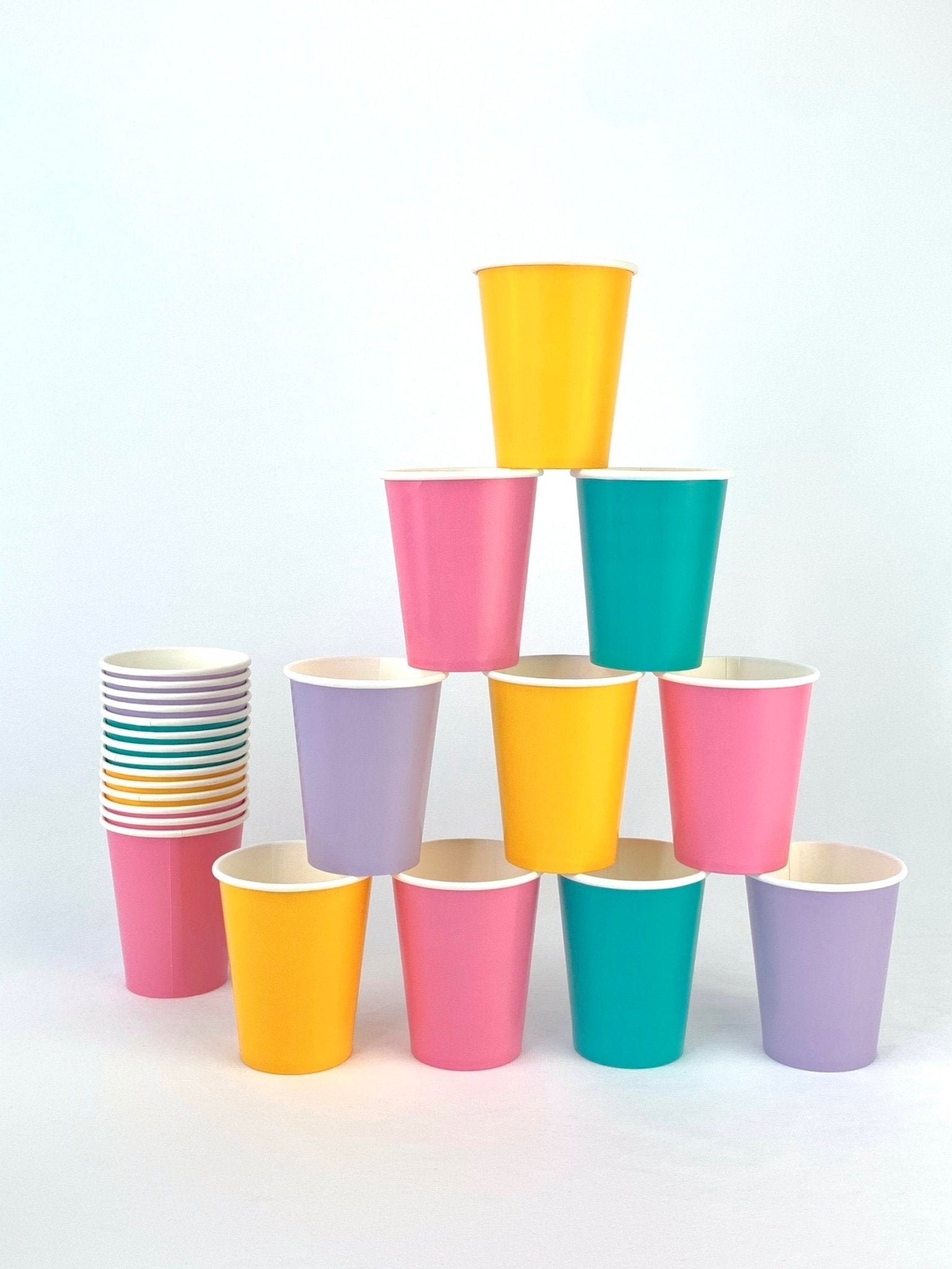 24ct Multicolore Paper Cups - Stesha Party