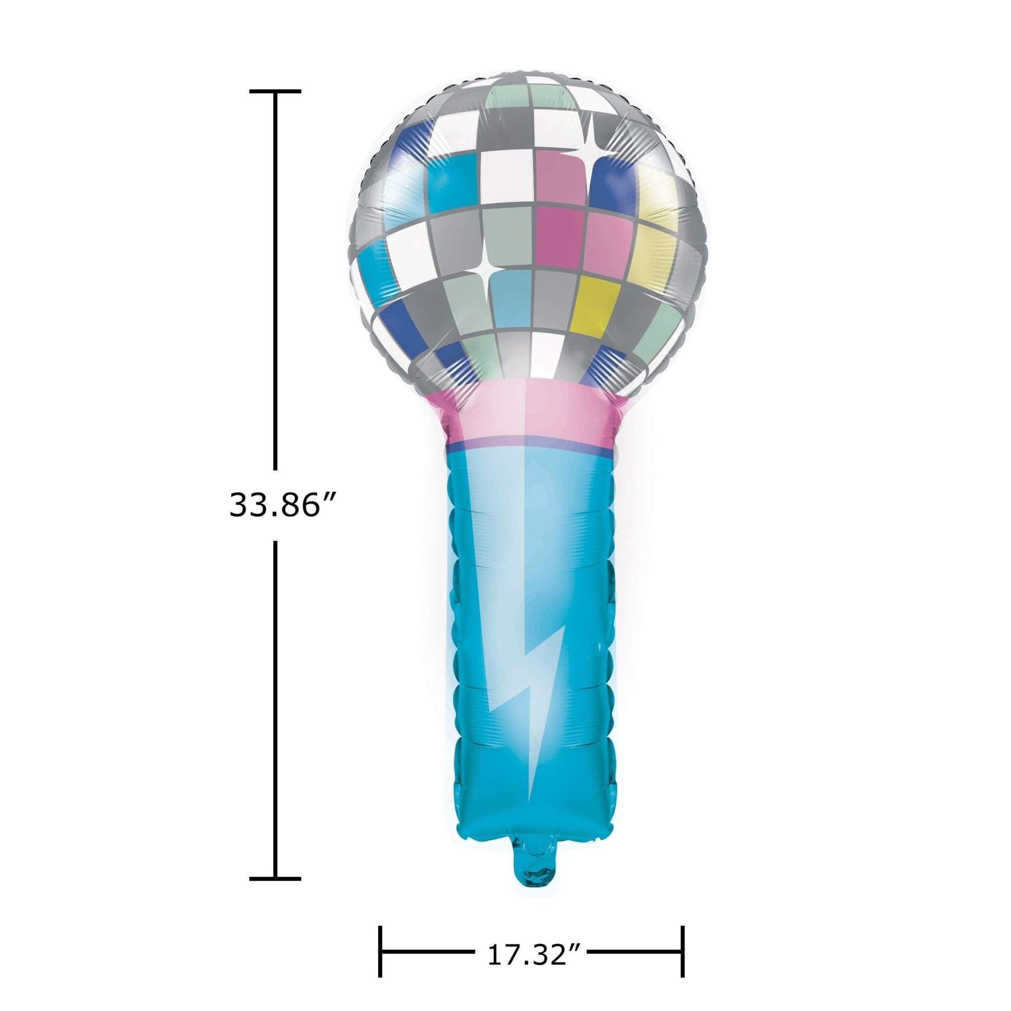 33" Microphone Balloon - Stesha Party