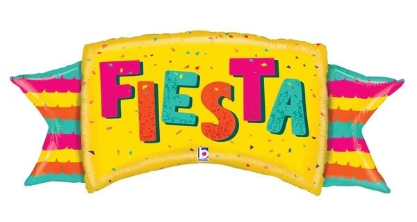 39&quot; Fiesta Party Banner Balloon - Stesha Party