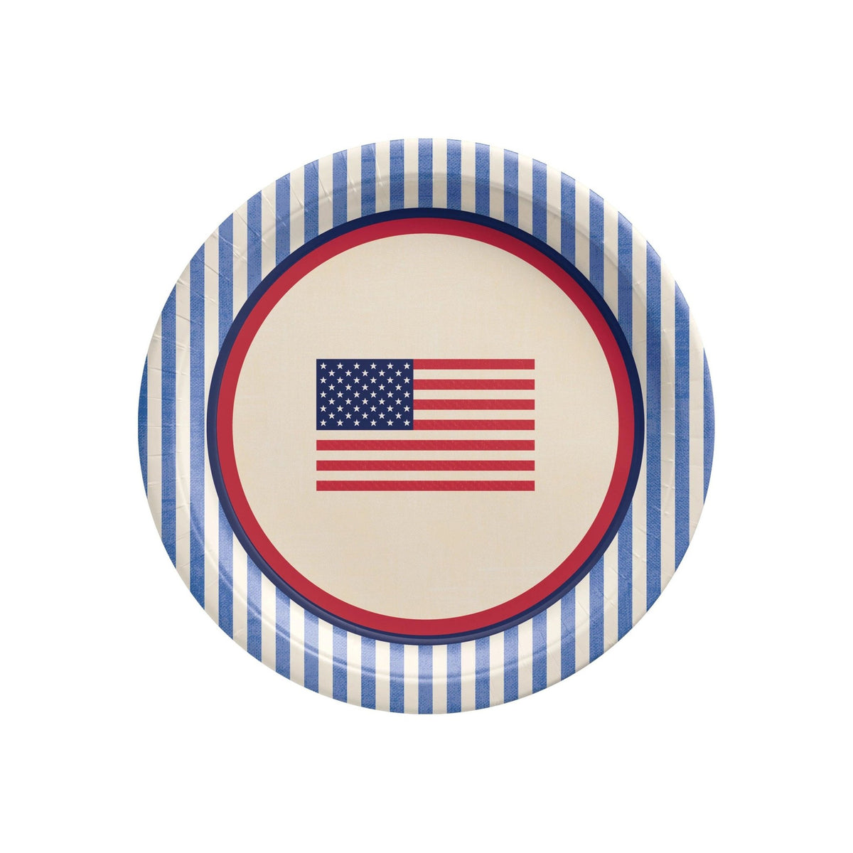 4th of July Flag Plates - Stesha Party