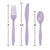 96 Sets Premium Lavender Cutlery - Stesha Party