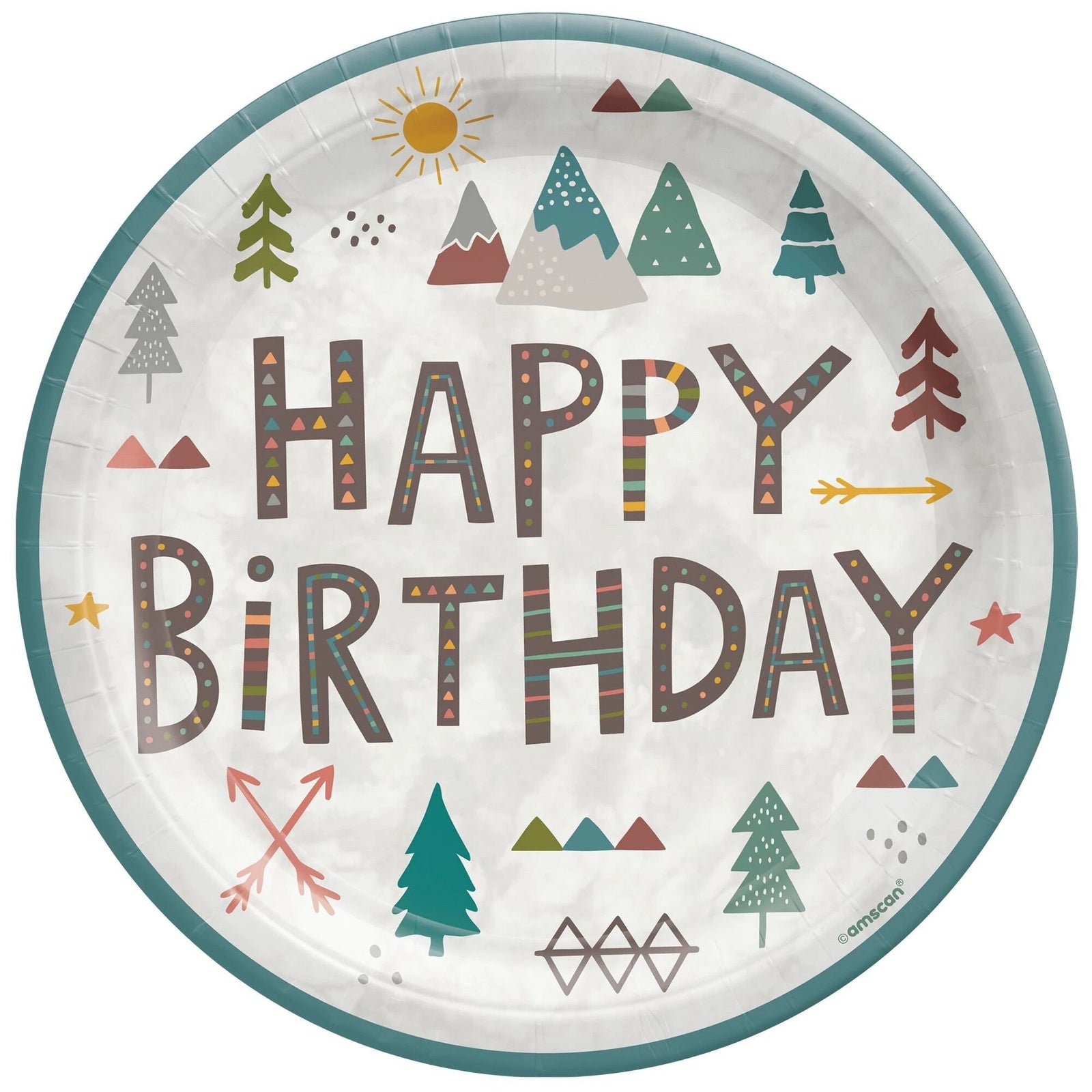 Adventure Birthday Paper Plates - Stesha Party