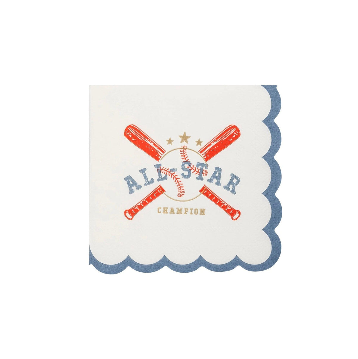 All Star Baseball Napkins 18ct - Stesha Party