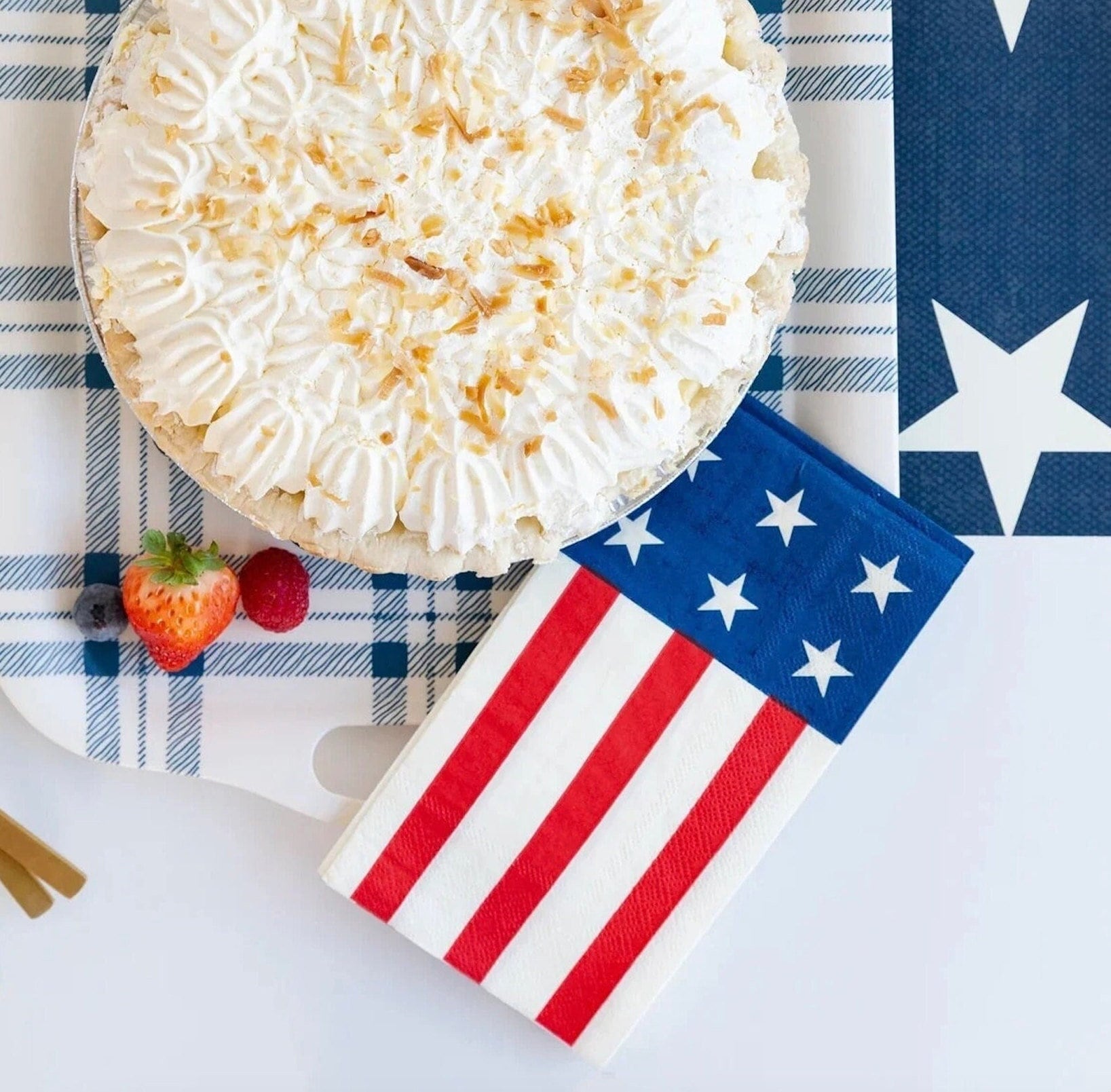 American Flag Napkins 24ct - Stesha Party