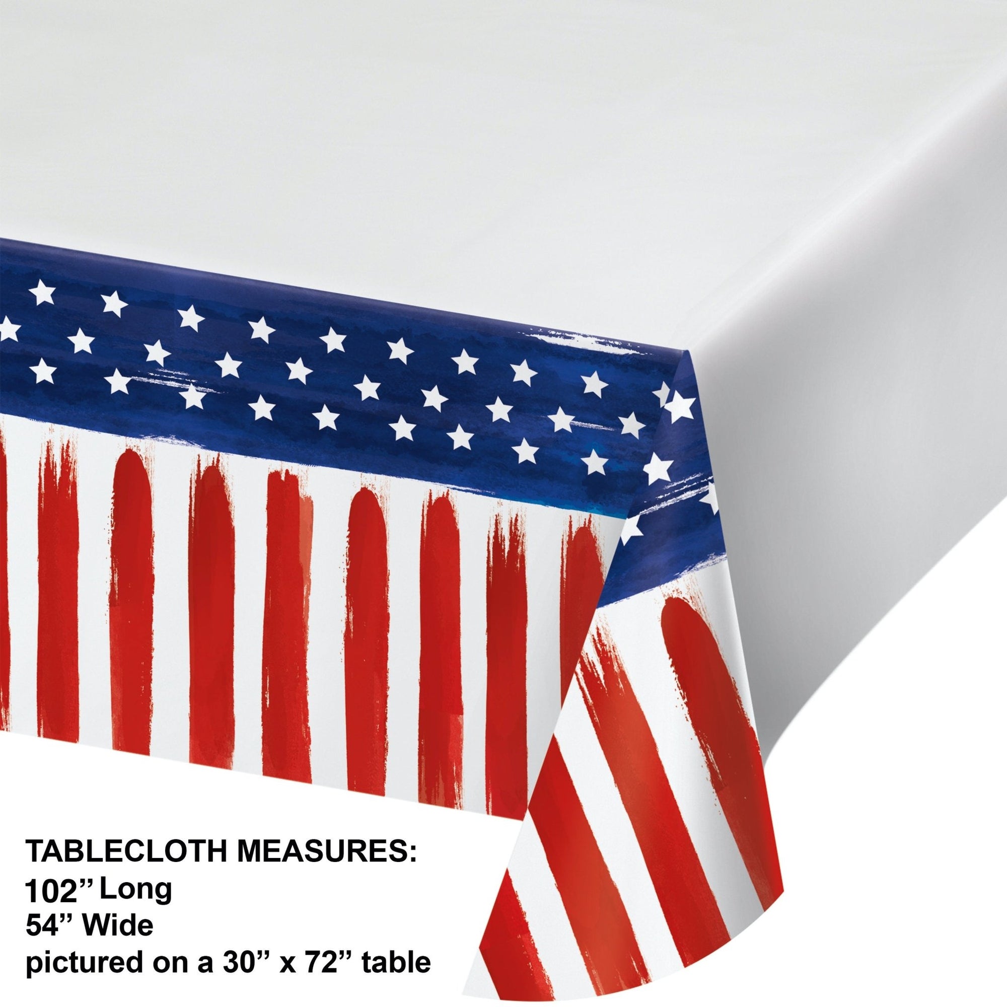 American Flag Tablecloth - Stesha Party