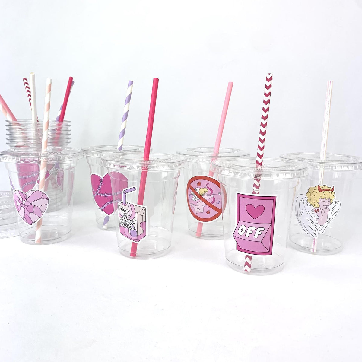 Anti - Valentines Day Cups - Stesha Party