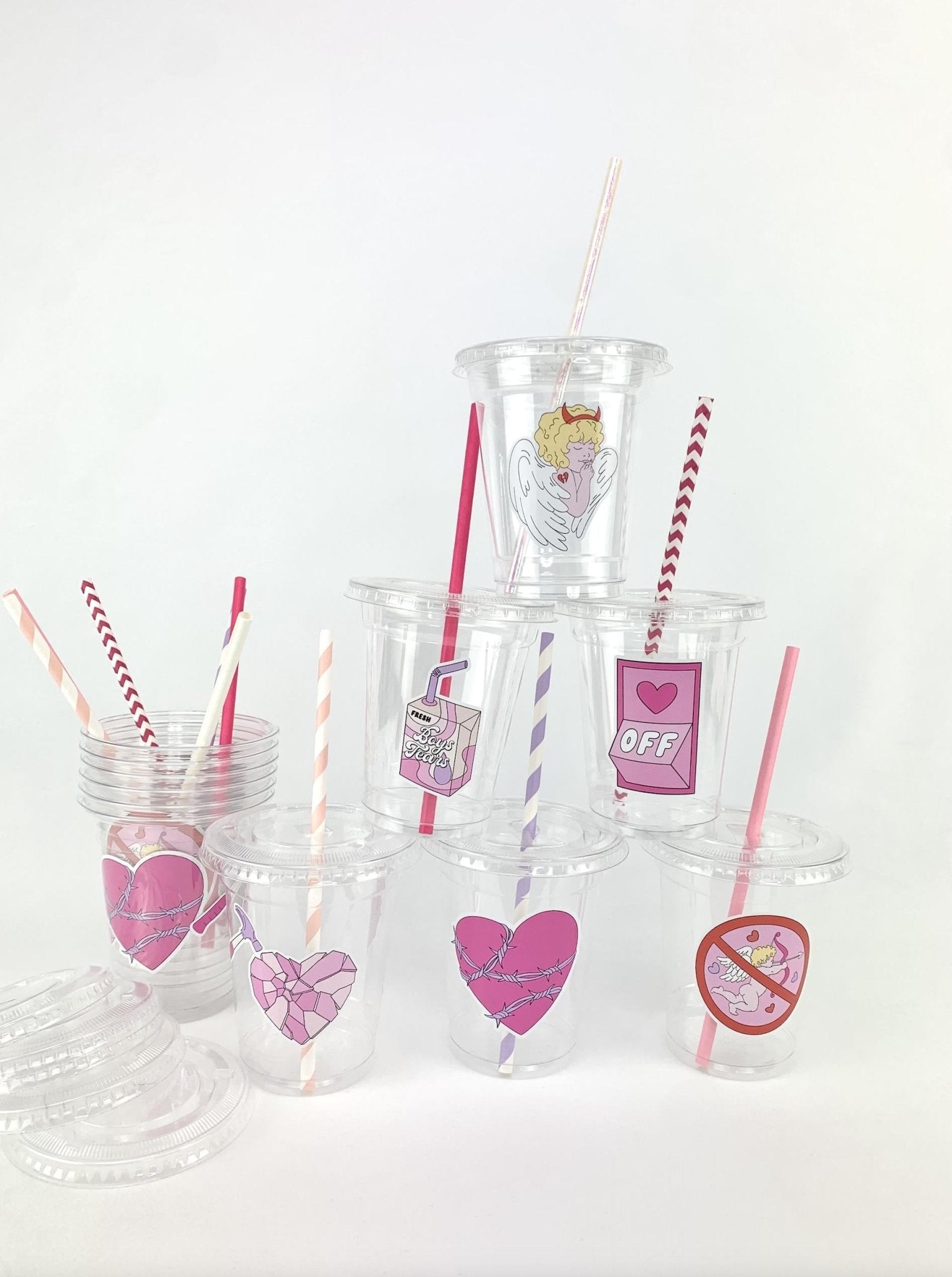 Anti - Valentines Day Cups - Stesha Party