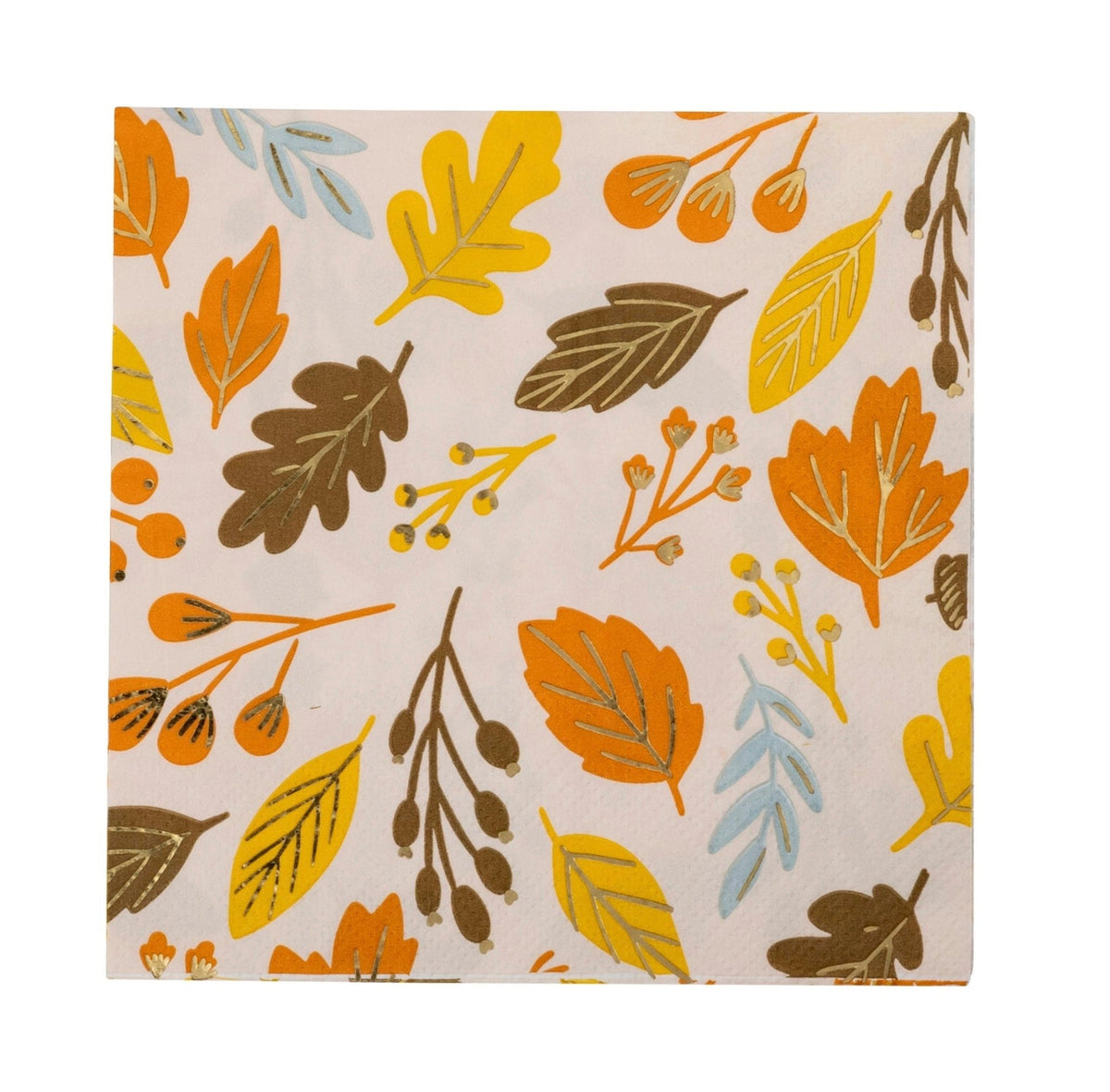 Autumn Leaf Beverage Napkins - Stesha Party