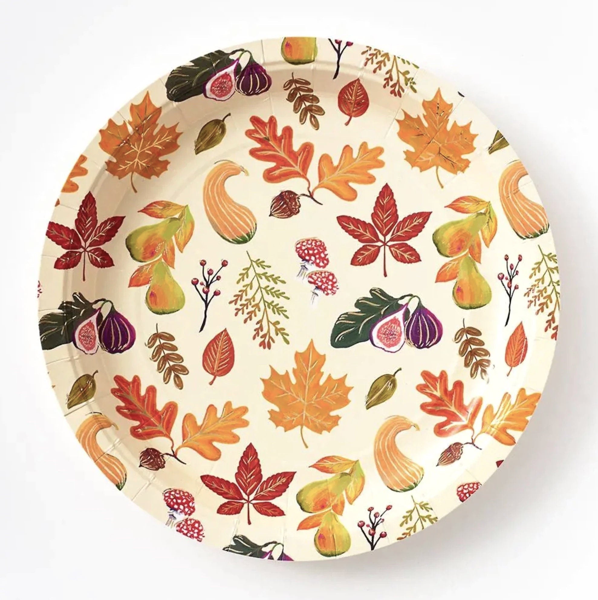 Autumn Leaves Party Plates - Stesha Party