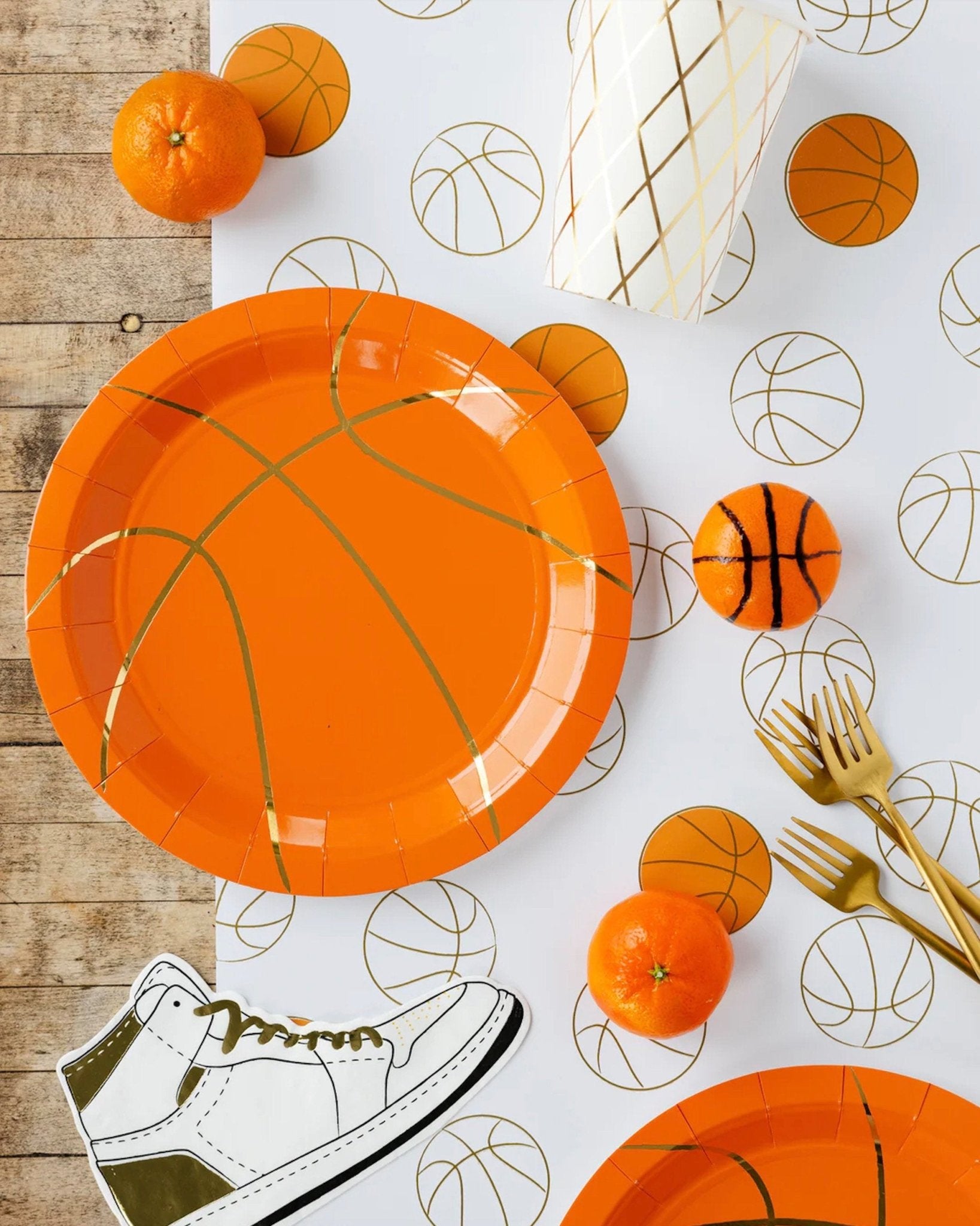 Basketball Shoe Shaped Napkins 18ct - Stesha Party