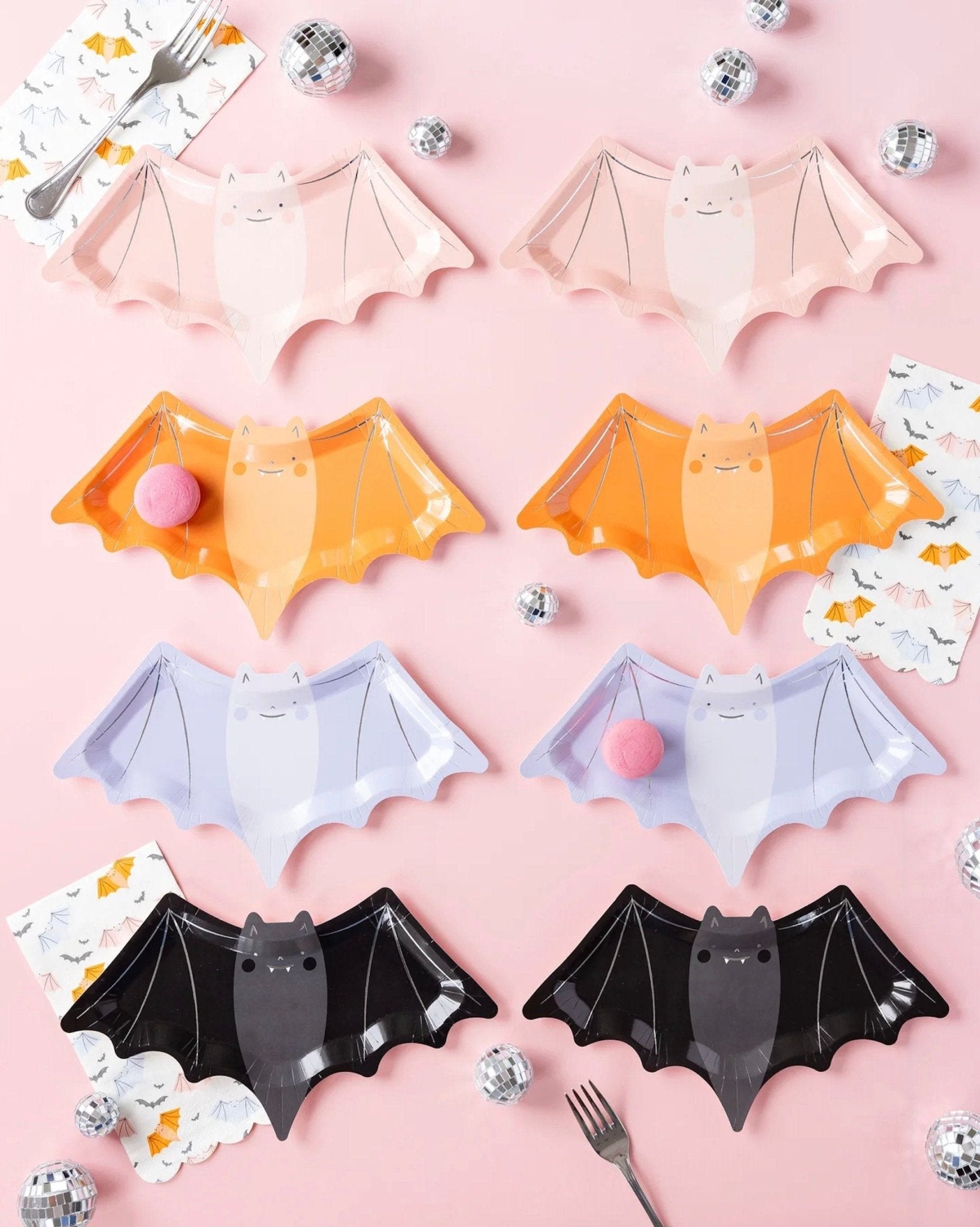 Bat Shaped Party Plates - Stesha Party