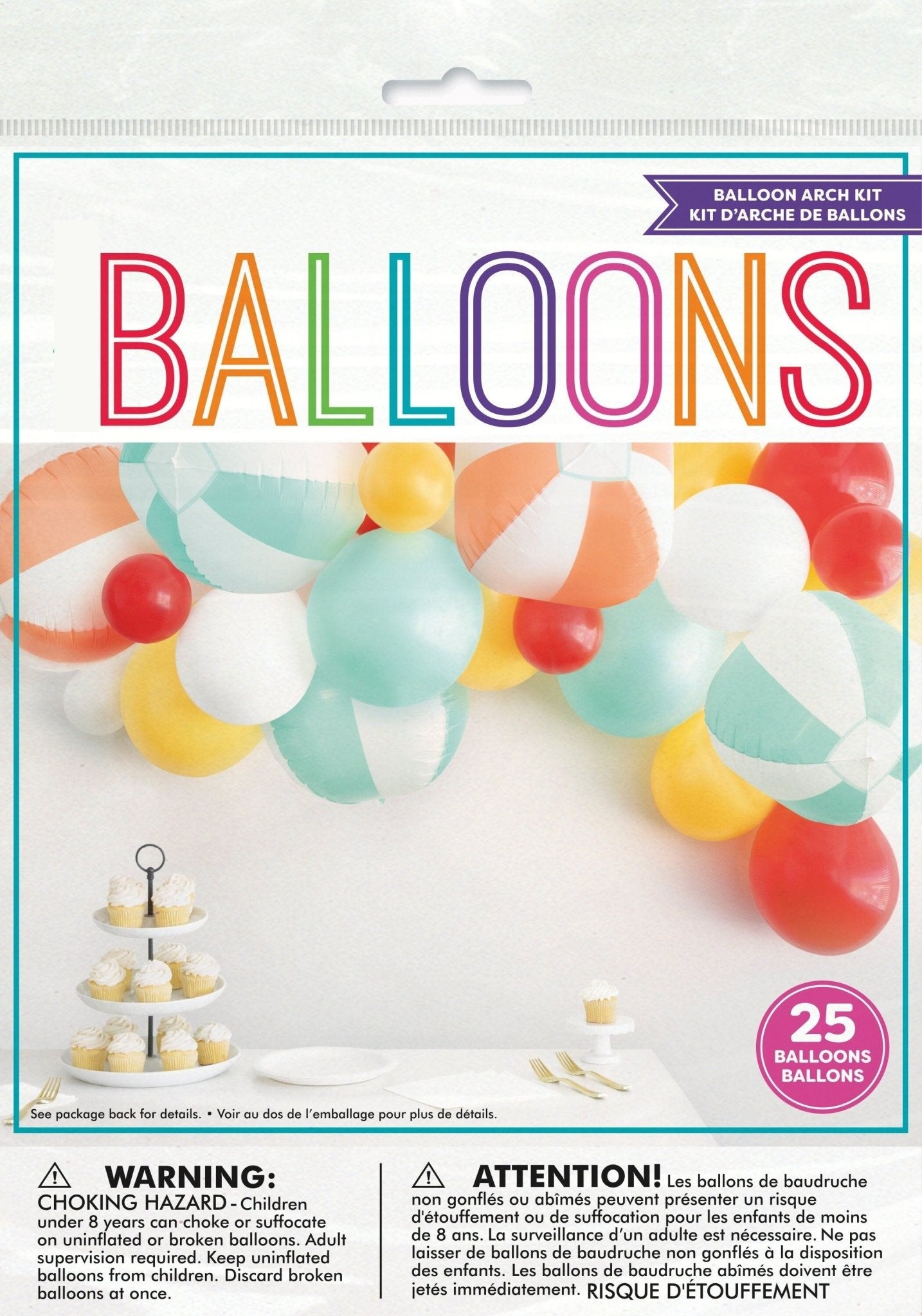 Beach Ball Balloon Arch - Stesha Party