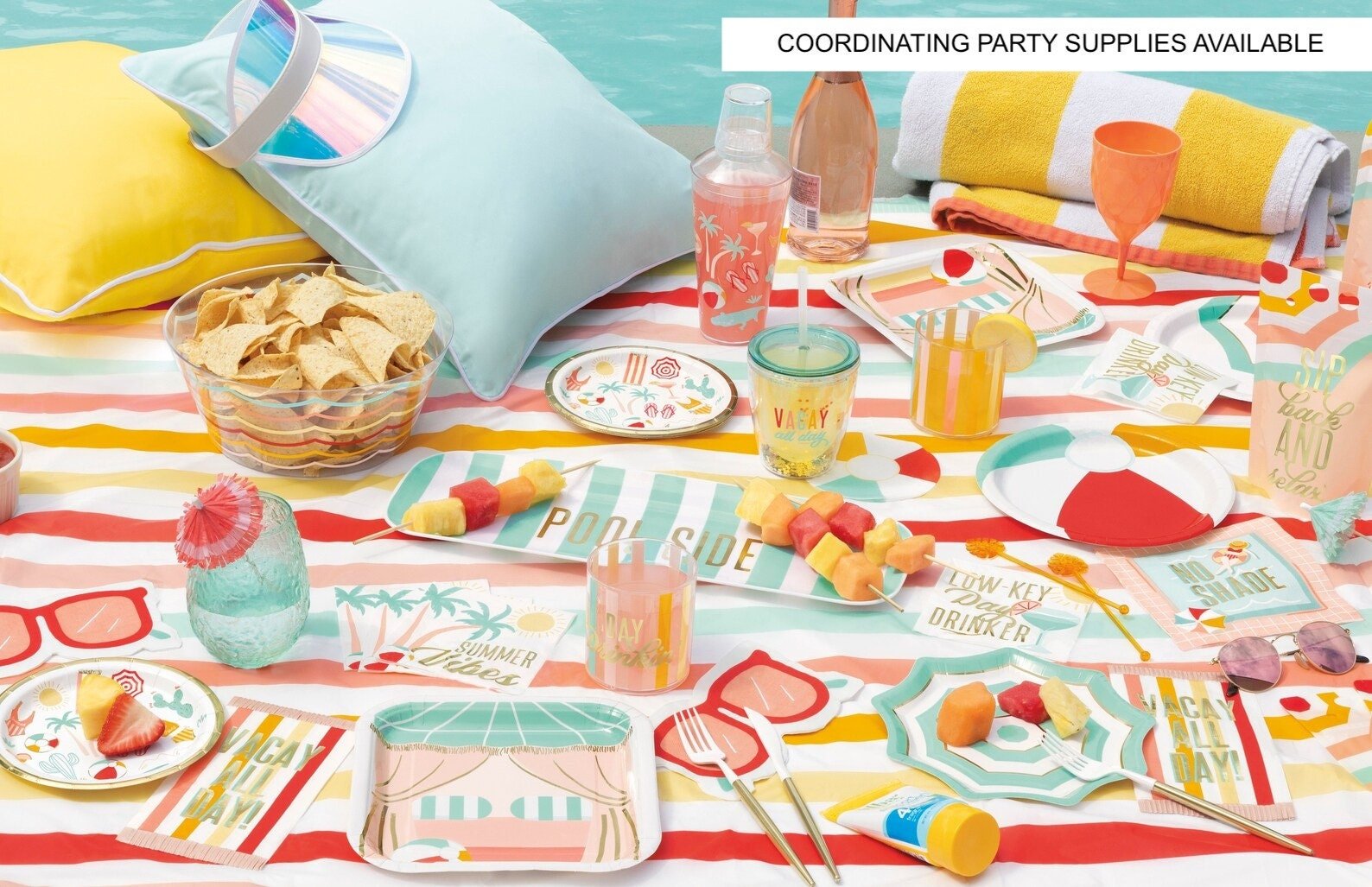 Beach Umbrella Party Plates - Stesha Party