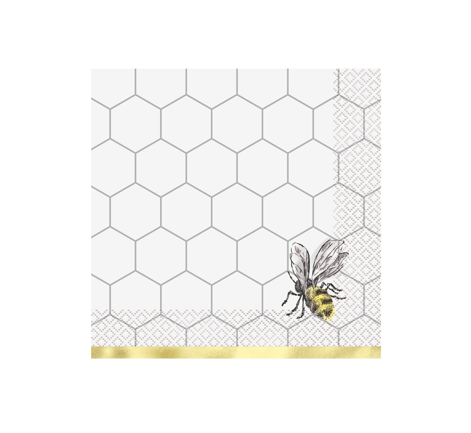 Bee Luncheon Napkins 16ct - Stesha Party