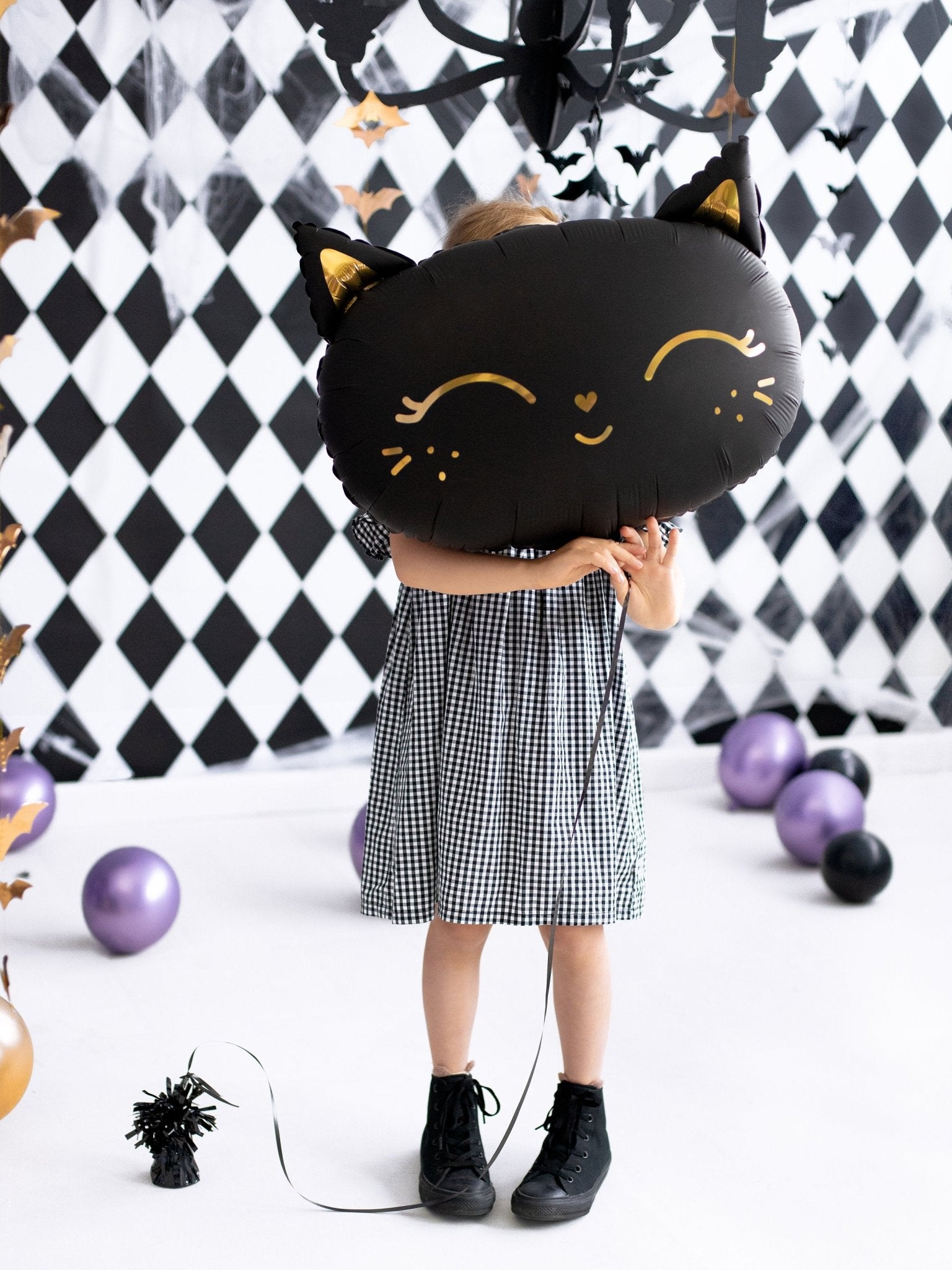 Black Cat Party Balloon - Stesha Party