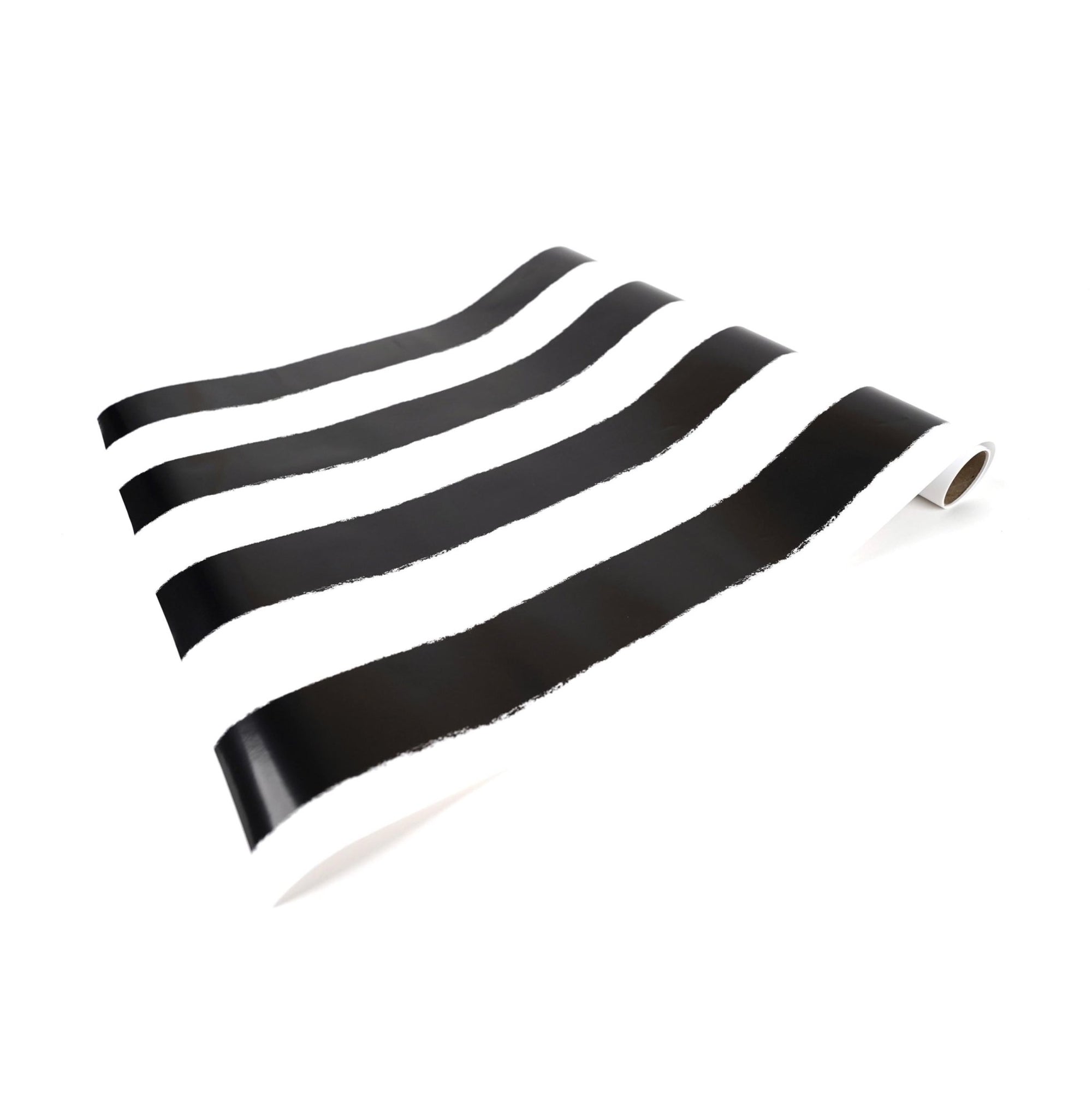 Black & White Striped Table Runner - Stesha Party