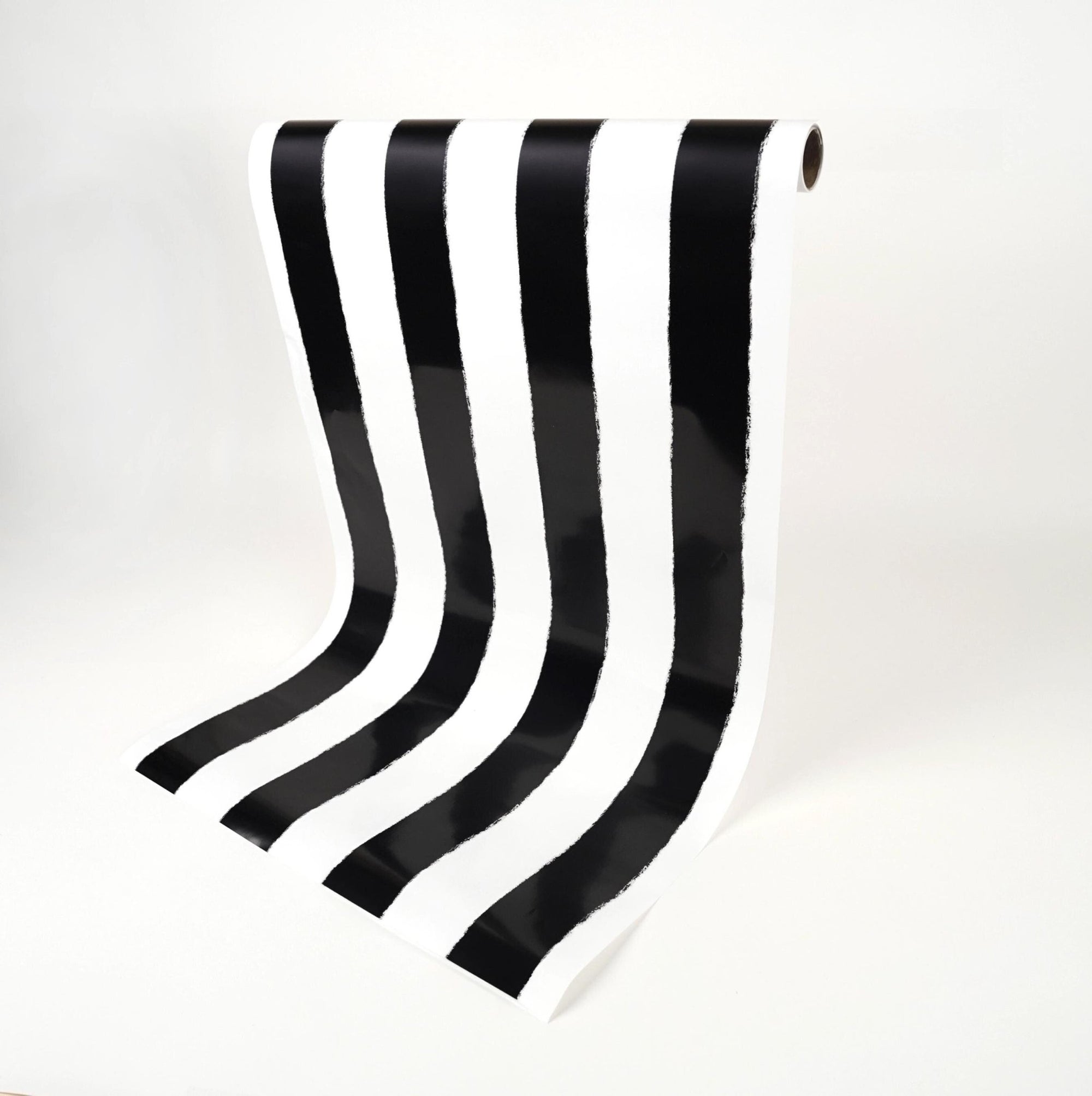 Black & White Striped Table Runner - Stesha Party