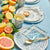 Blue Floral Dinner Plates - Stesha Party