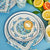 Blue Floral Dinner Plates - Stesha Party