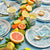 Blue Floral Paisley Paper Cups 10ct - Stesha Party