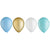 Blue Mint & Gold Latex Balloons 25ct - Stesha Party