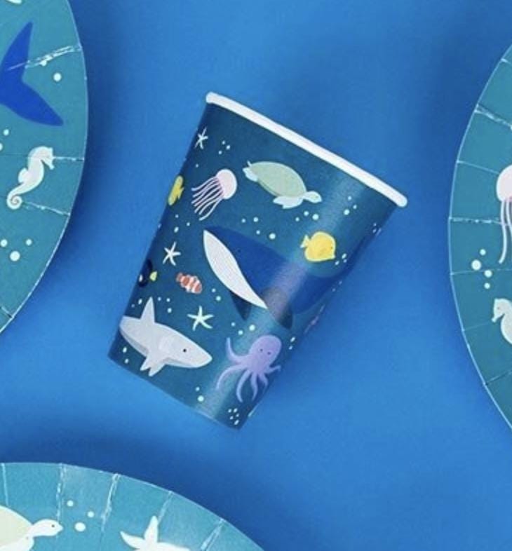 Blue Ocean Party Cups - Stesha Party