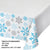 Blue & Silver Snowflake Tablecloth - Stesha Party