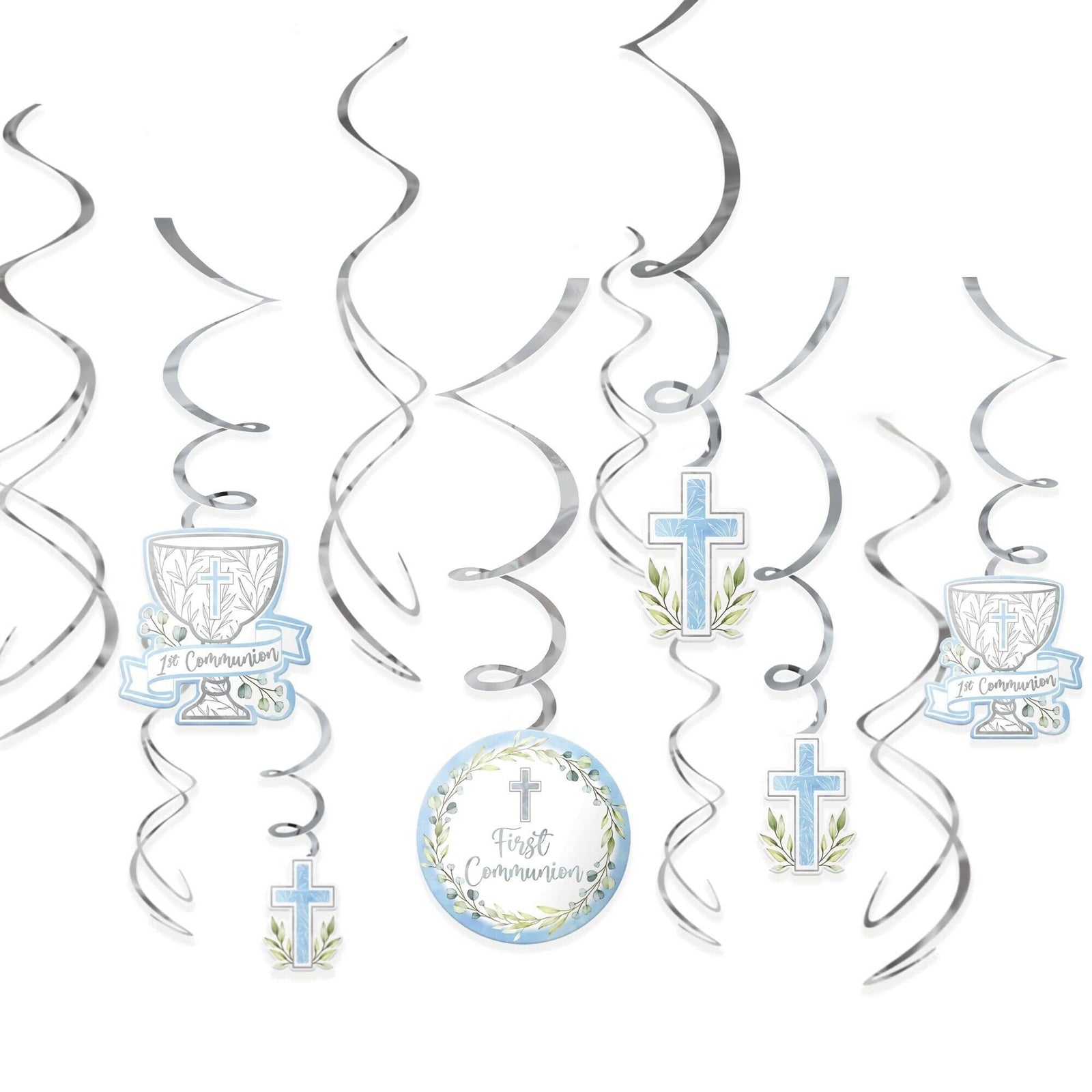 Boy First Communion Hanging Decorations - Stesha Party