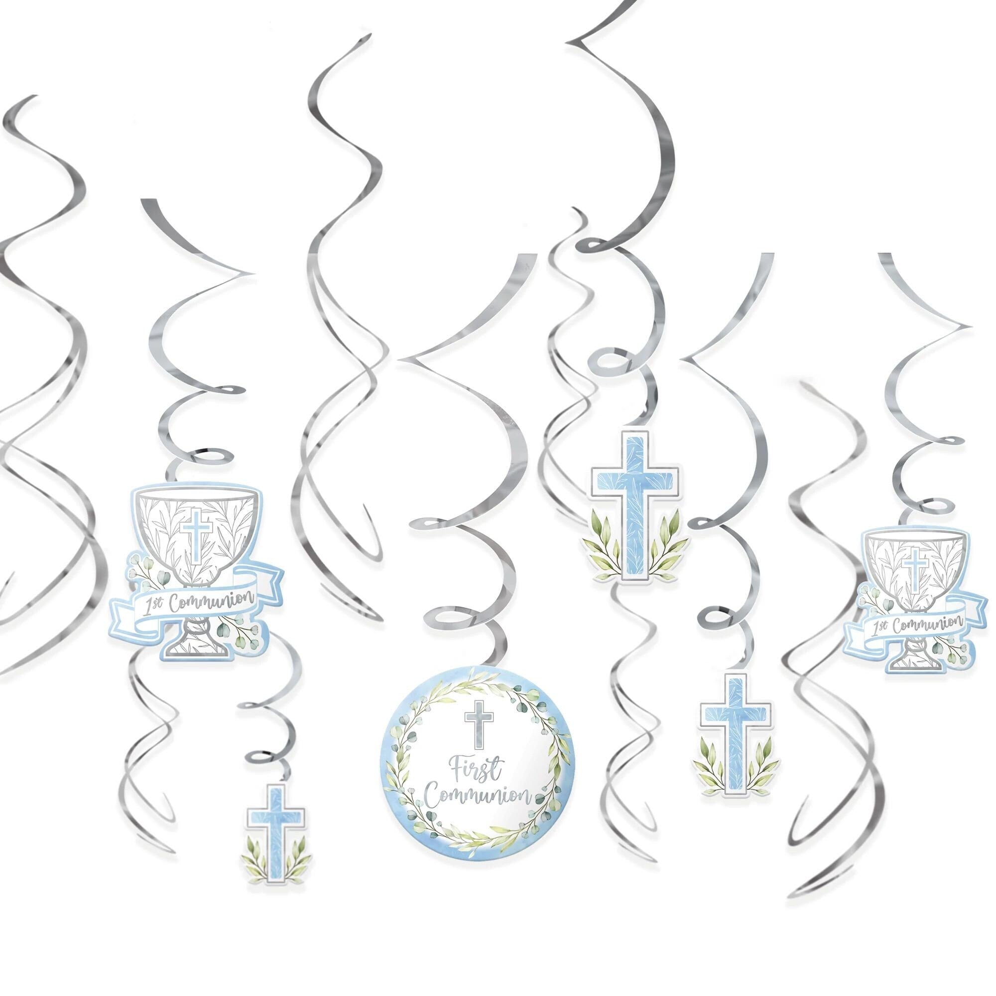 Boy First Communion Hanging Decorations - Stesha Party