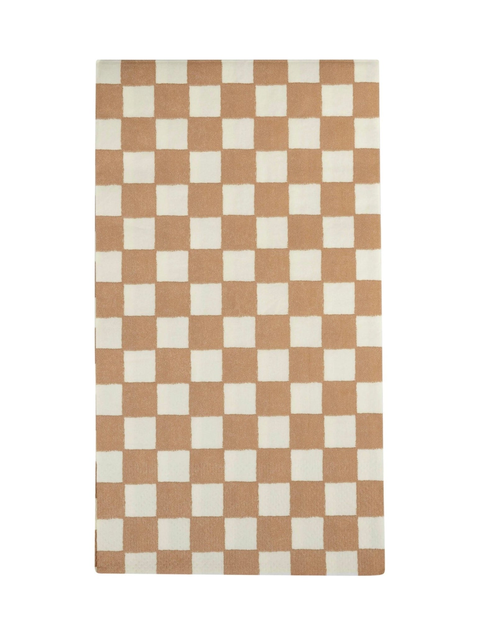 Brown Checkered Napkins - Stesha Party