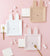 Brown, Pink & White Square Bunny Face Plates 9ct - Stesha Party