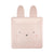 Brown, Pink & White Square Bunny Face Plates 9ct - Stesha Party