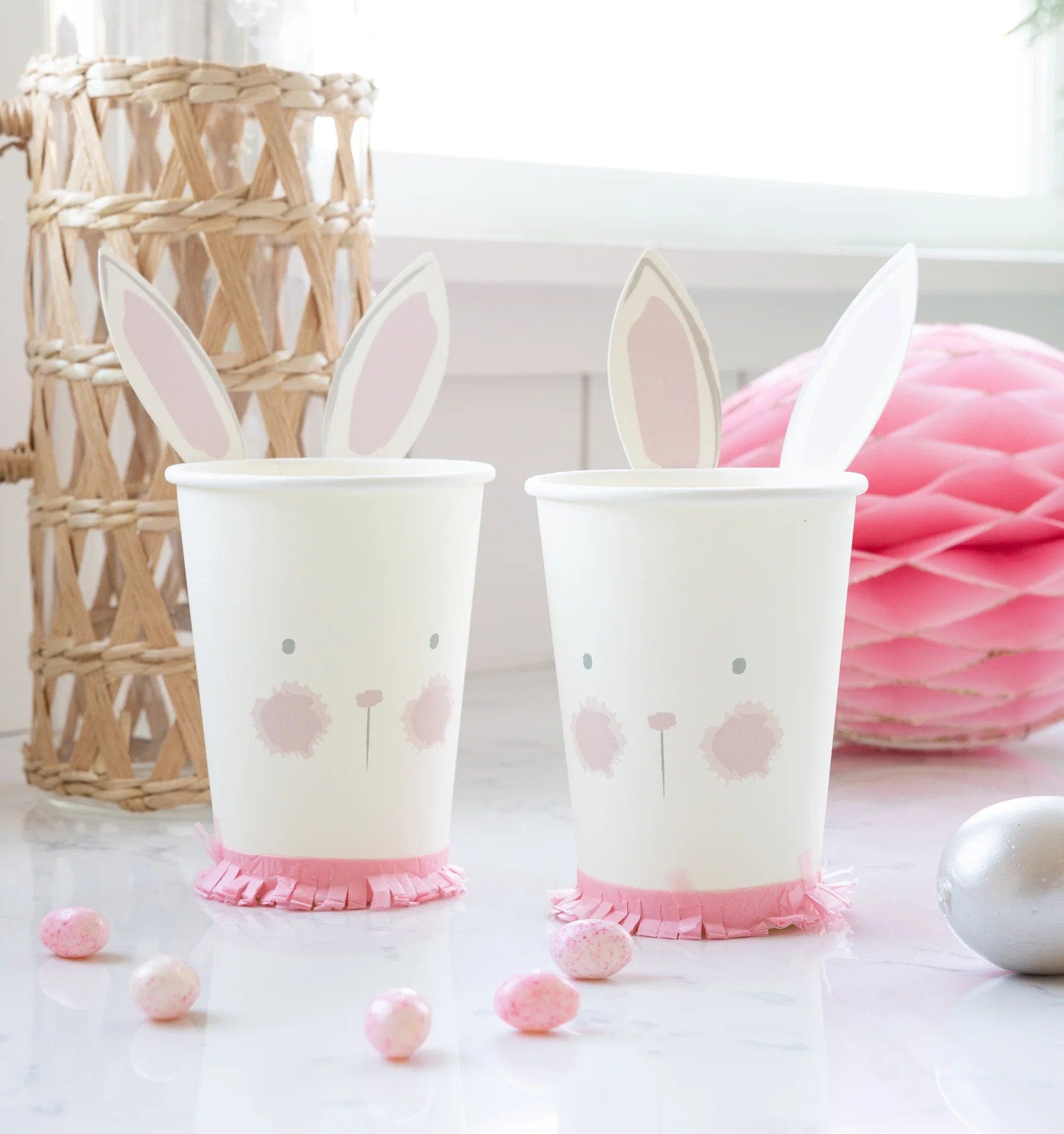 Bunny Cups with Ears - Stesha Party