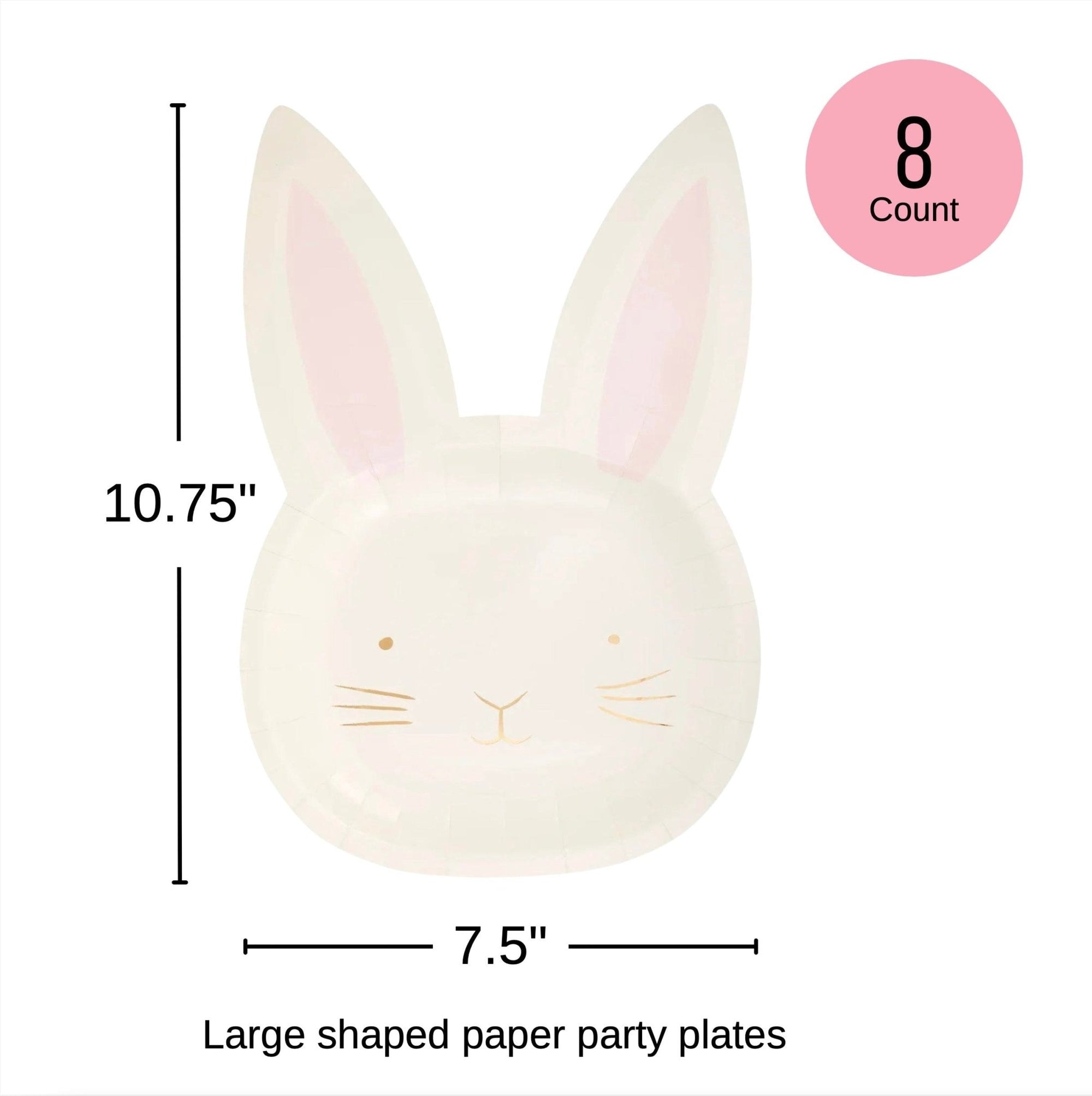 Bunny Face Plates - Stesha Party