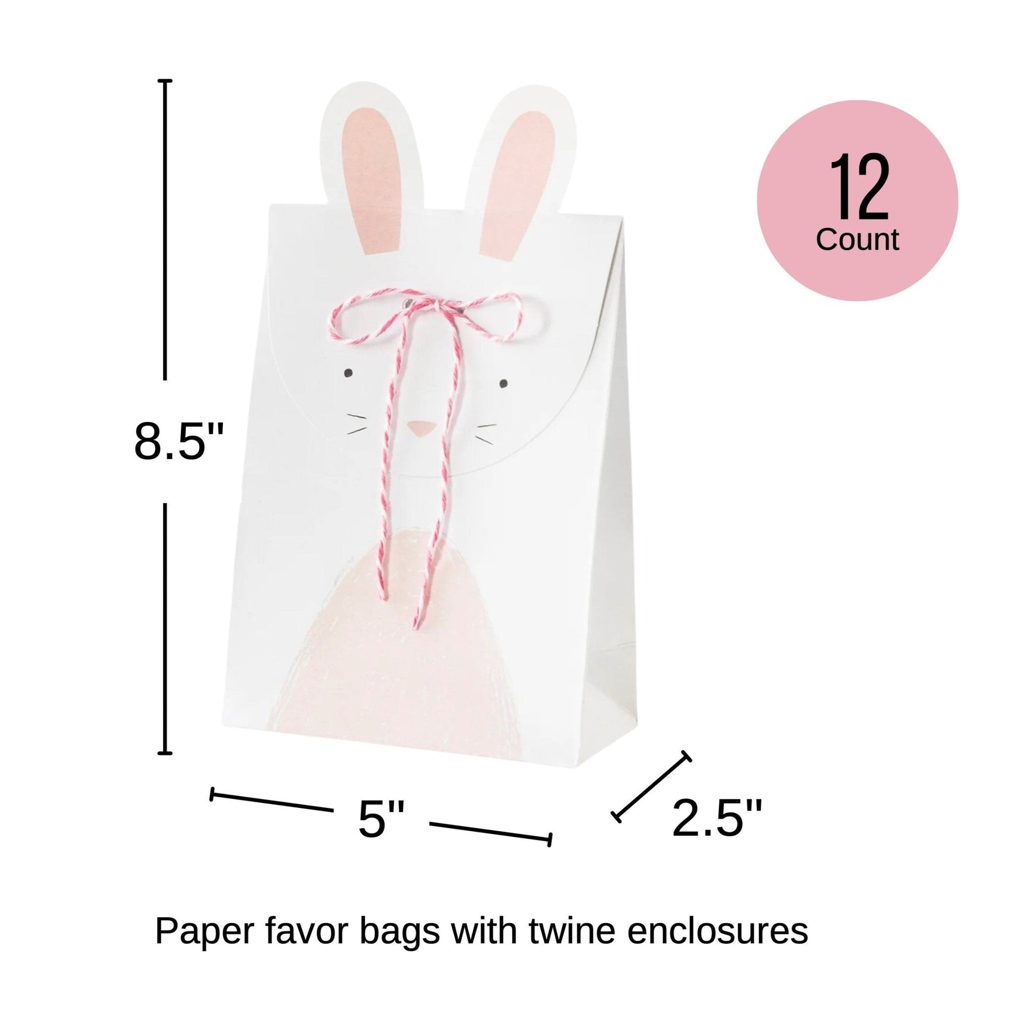 Bunny Paper Treat Bags - Stesha Party