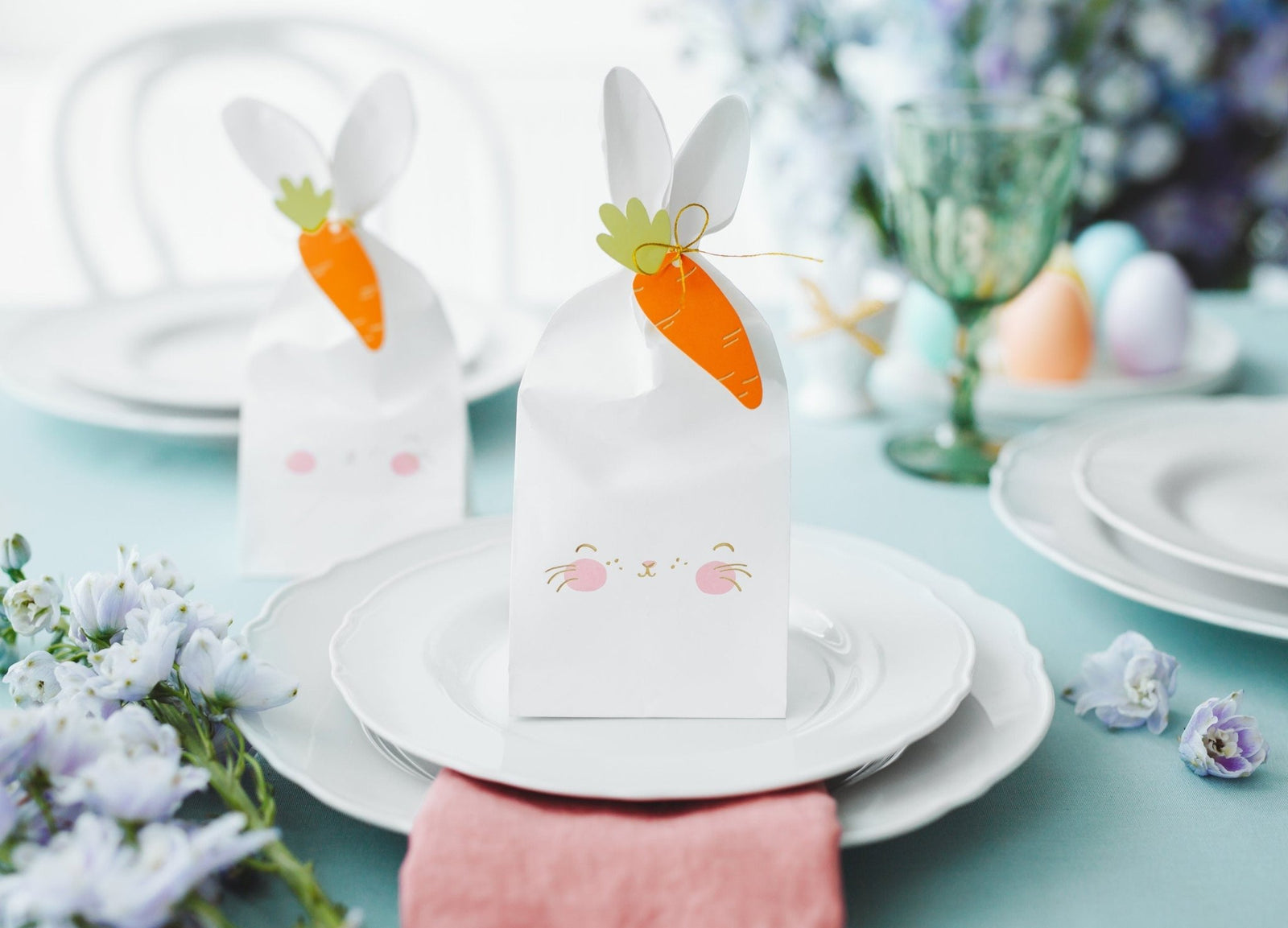 Bunny Rabbit Favor Bags - Stesha Party