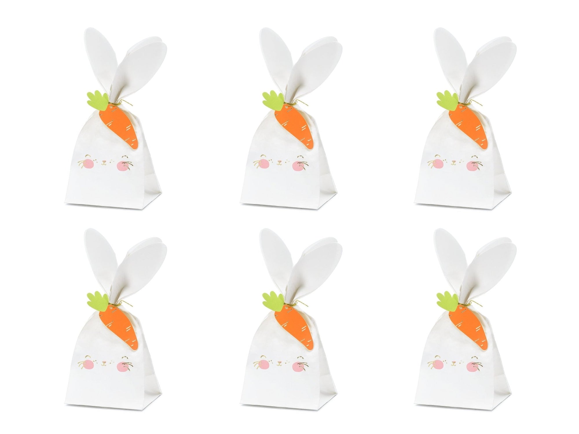 Bunny Rabbit Favor Bags - Stesha Party