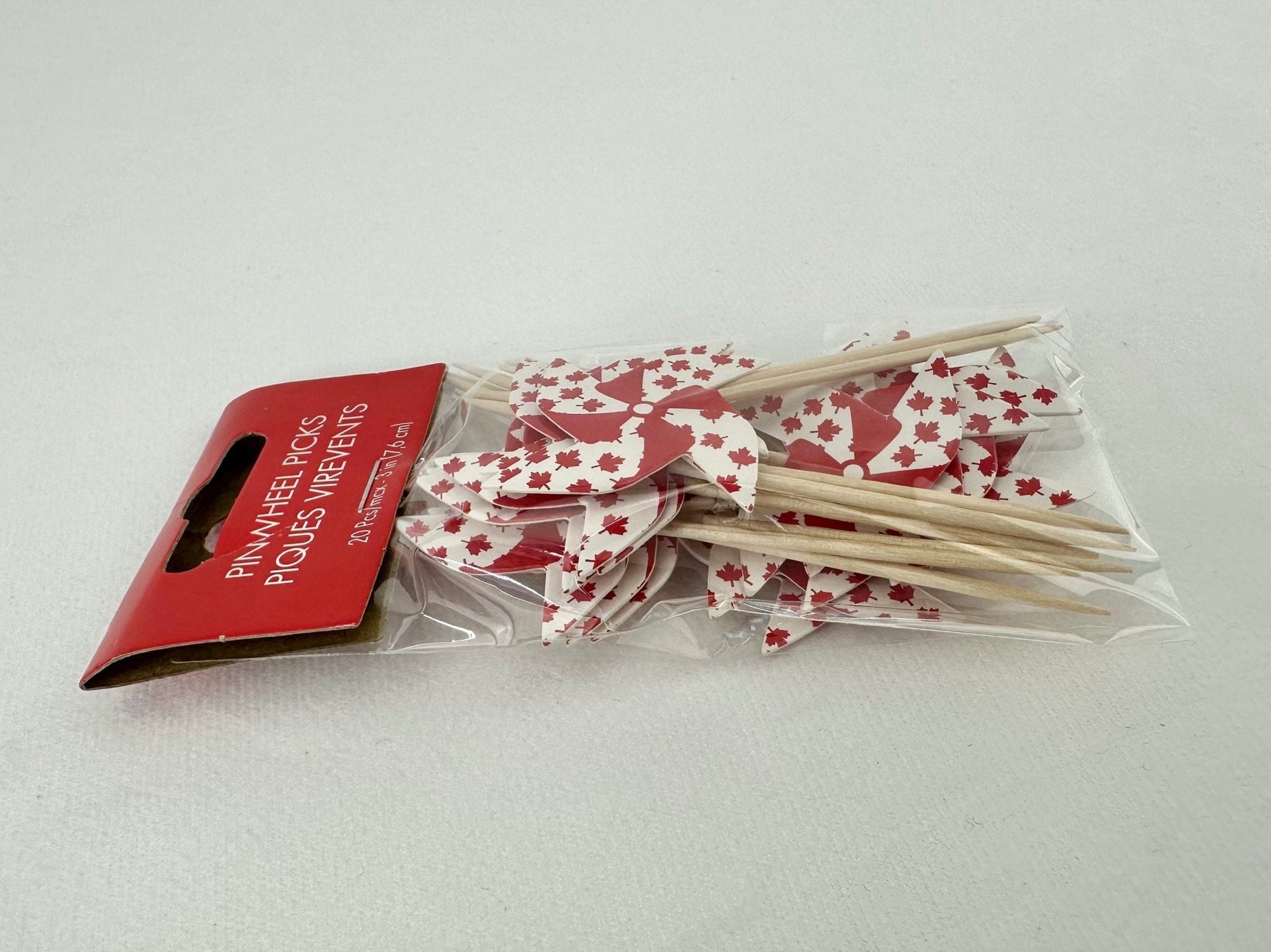 Canada Day Pinwheel Picks 20ct - Stesha Party