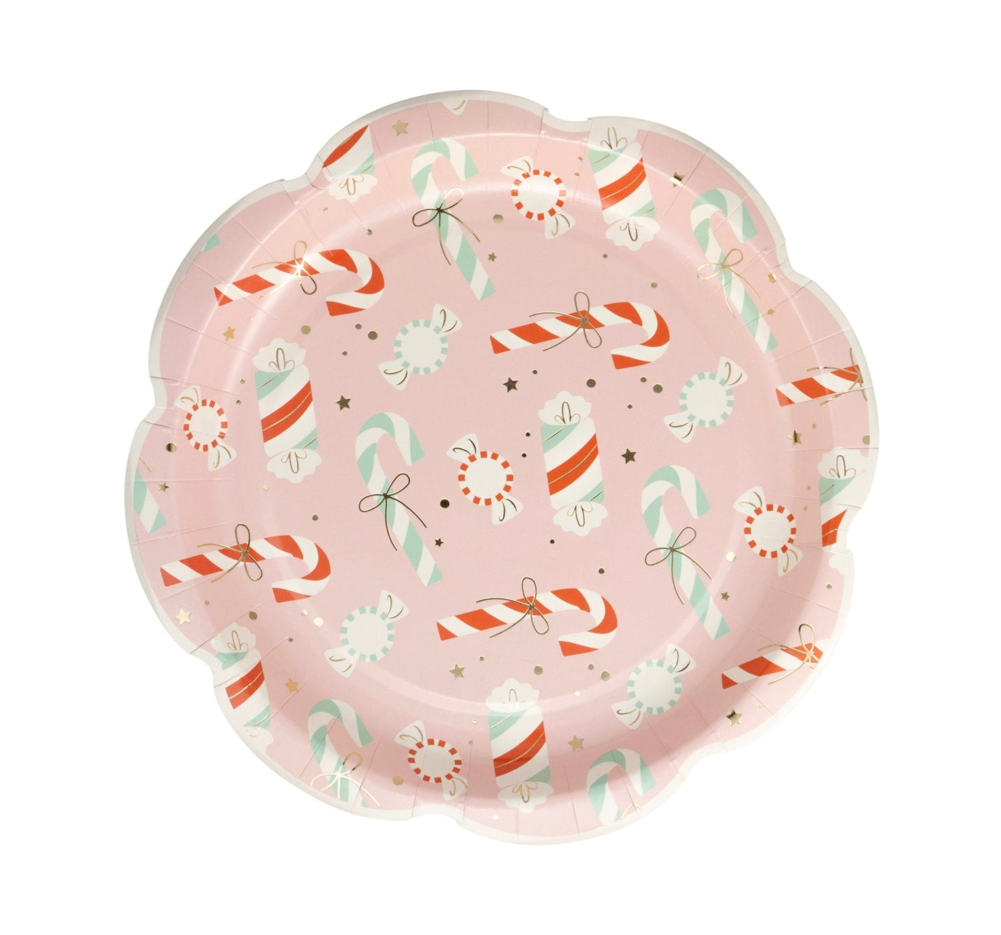 Candy Cane Party Plates - Stesha Party