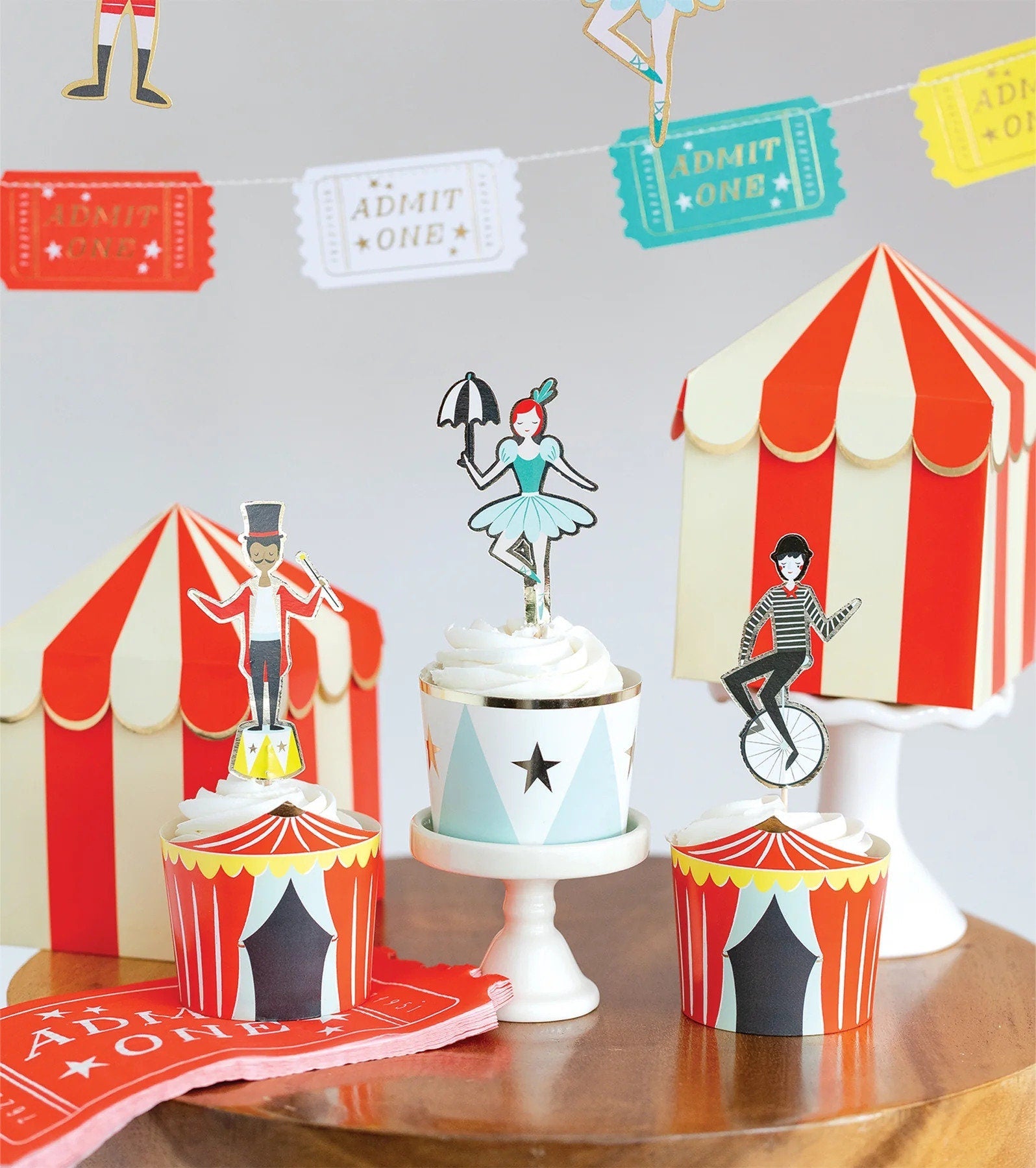 Carnival Tent Favor Boxes - Stesha Party