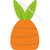 Carrot Favor Bags with Twist Ties - Stesha Party