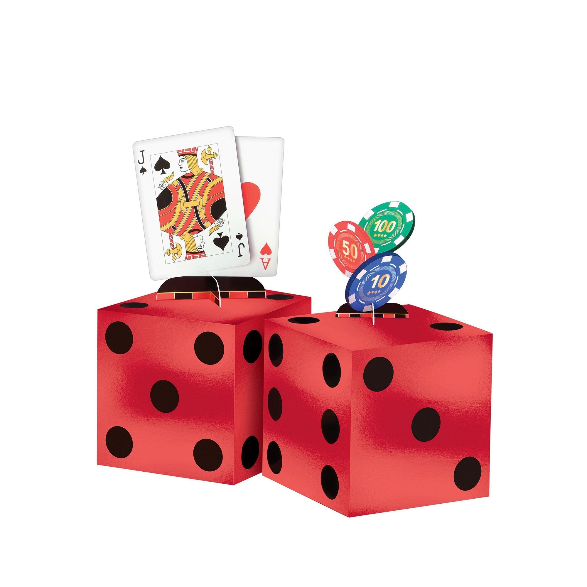 Casino Dice Party Centerpiece - Stesha Party