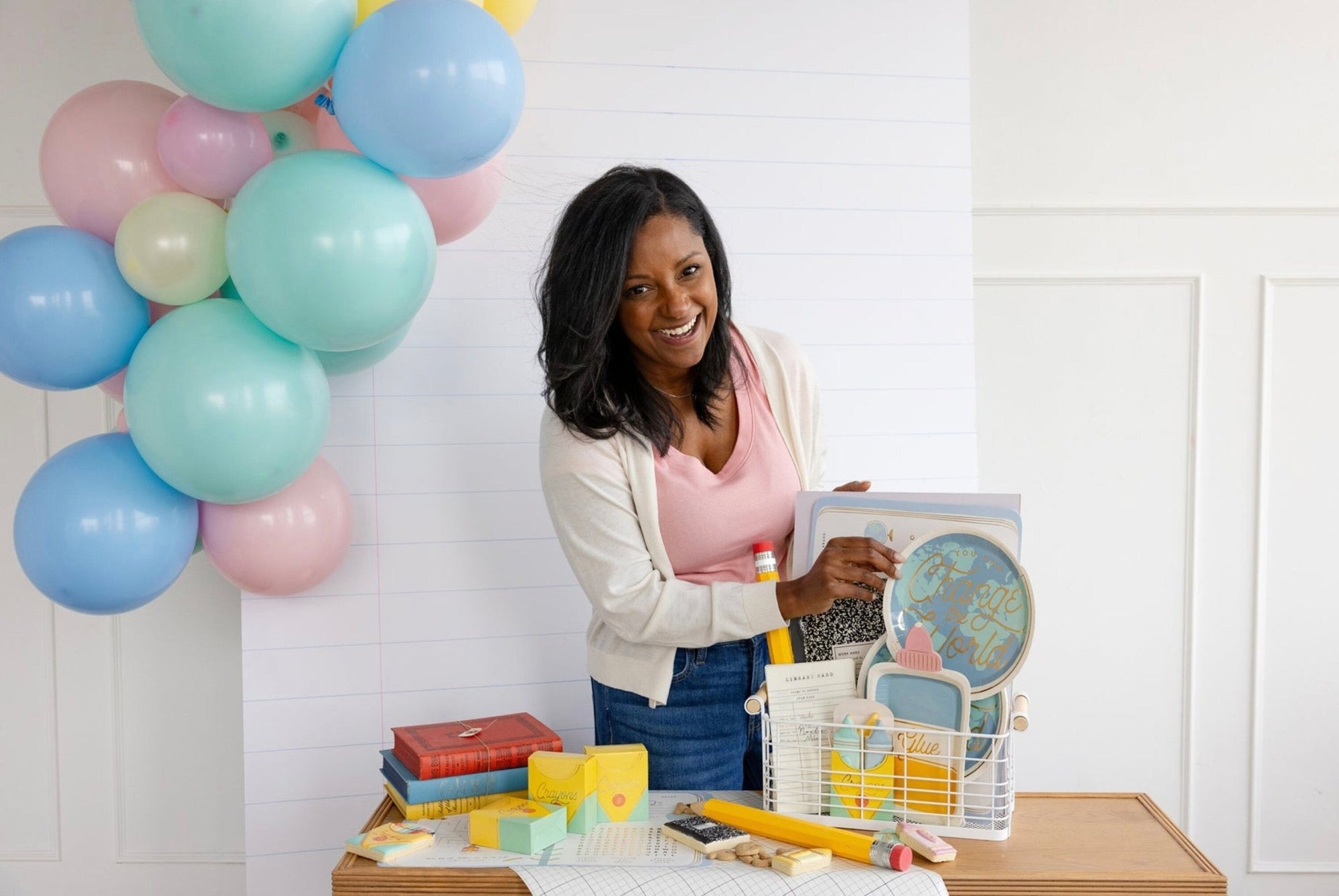 Change the World Globe Paper Plates - Stesha Party