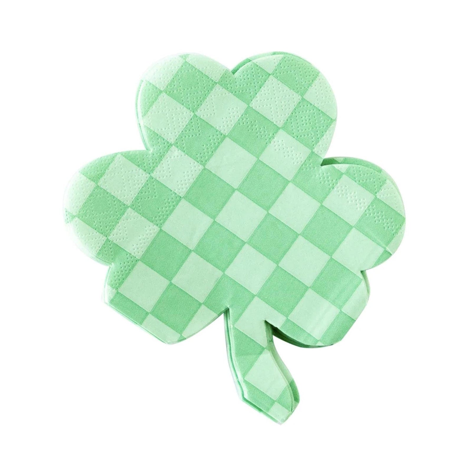 Checkered Clover Napkins - Stesha Party