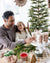 Checkered Gingerbread Table Runner - Stesha Party